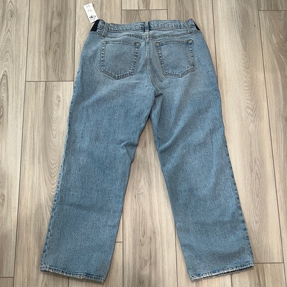 Abercrombie & Fitch Light Blue Women's Baggy Maternity Jeans - Picture 6 of 8